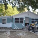 before photo of preservation and repair house